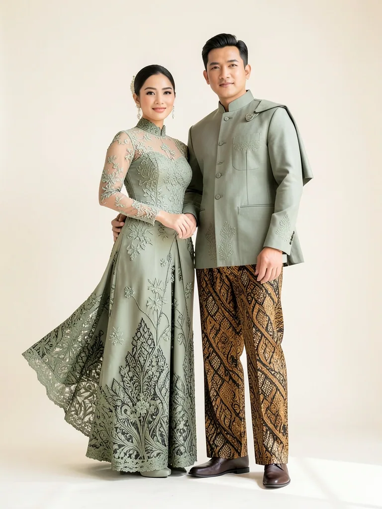 Kebaya & Beskap Modern Sage